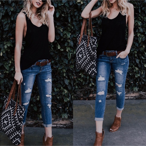 LOUNGE Charcoal Racerback Tee - Picture 5 of 5